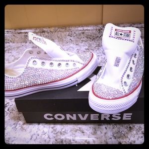 Bride squad bling converses